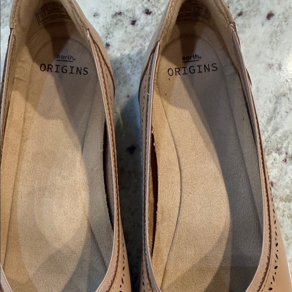 Earth Origins Belder Betz Tan Leather Shoes